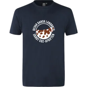 Bevar Dansk Landbrug V1 - T-shirt - Blå