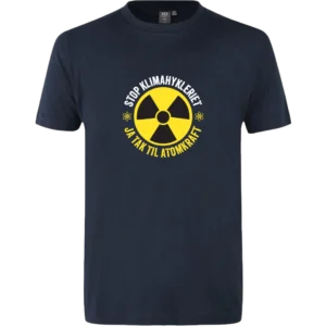 Stop Klimahykleriet V1 - T-shirt - Blå