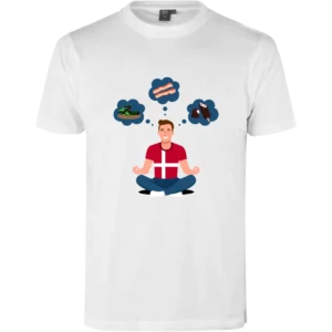 Fuldkommen Dansk - T-shirt - Hvid
