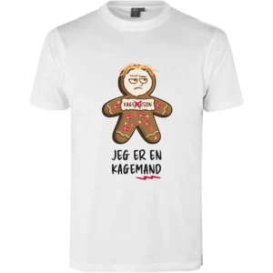 Kagemand - T-shirt - Hvid