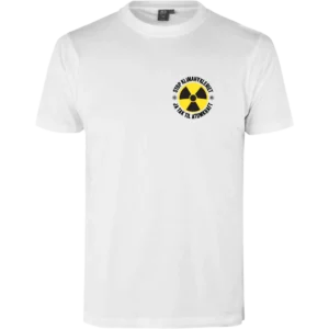 Stop Klimahykleriet V2 - T-shirt - Hvid