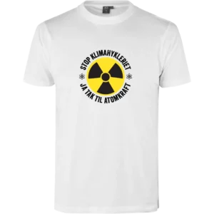 Stop Klimahykleriet V1 - T-shirt - Hvid