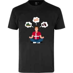 Fuldkommen Dansk - T-shirt - Sort