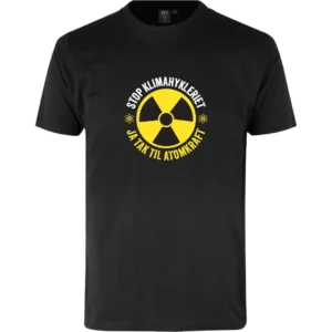 Stop Klimahykleriet V1 - T-shirt - Sort
